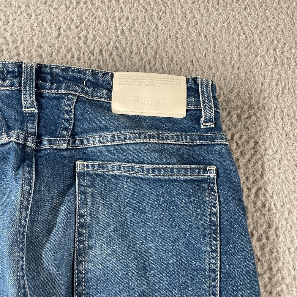 Closed Jeans Organic Cotton Women's Size 28 Candiani Blue Denim Handmade Italy - Picture 10 of 16
